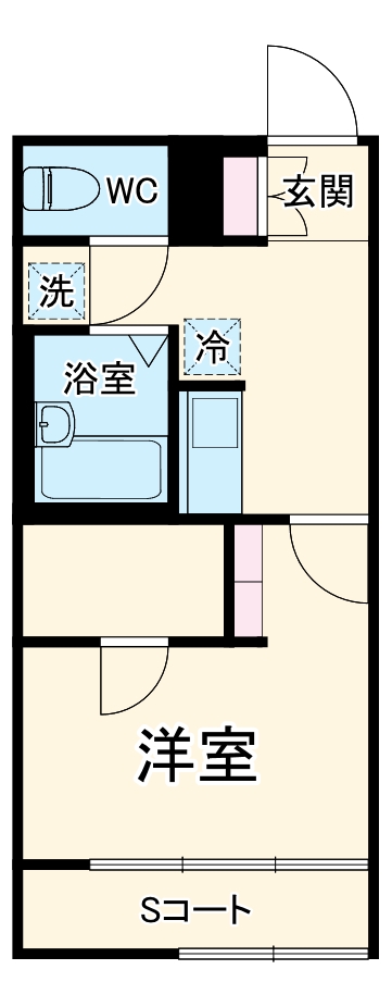 レオパレスコージー幕張の間取り