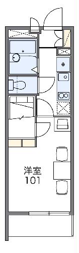 レオパレス雅の間取り