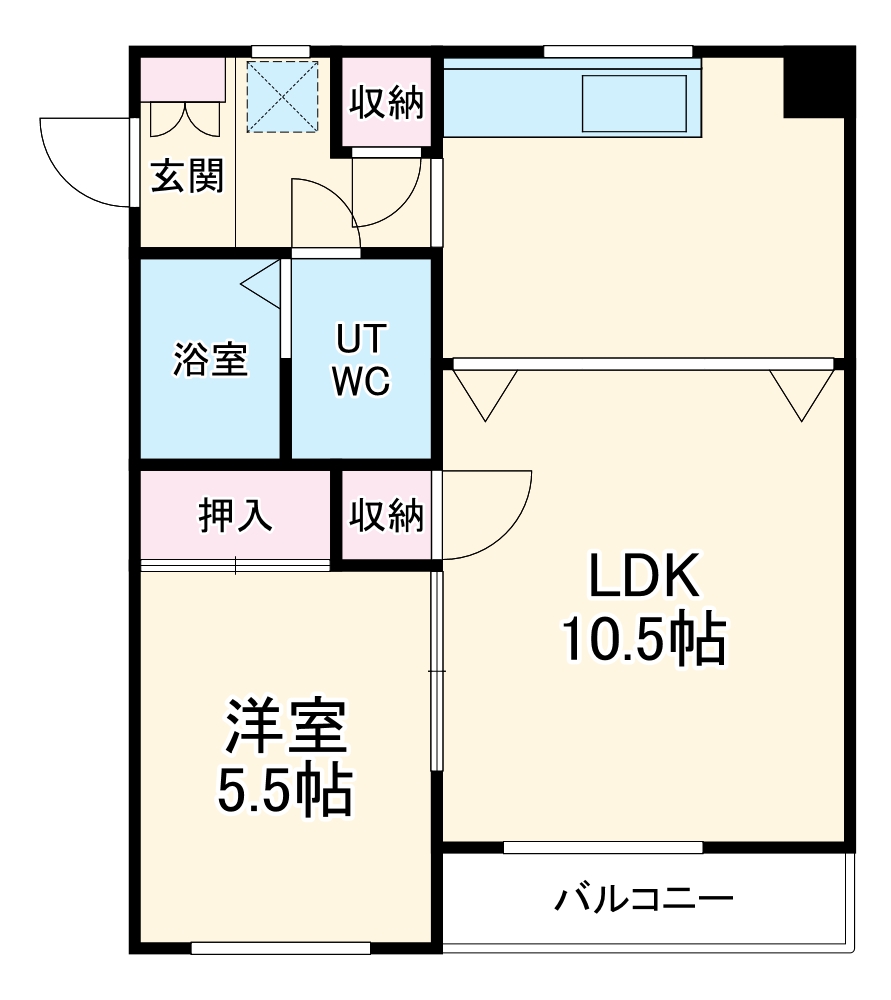 第二メゾン高安 の間取り