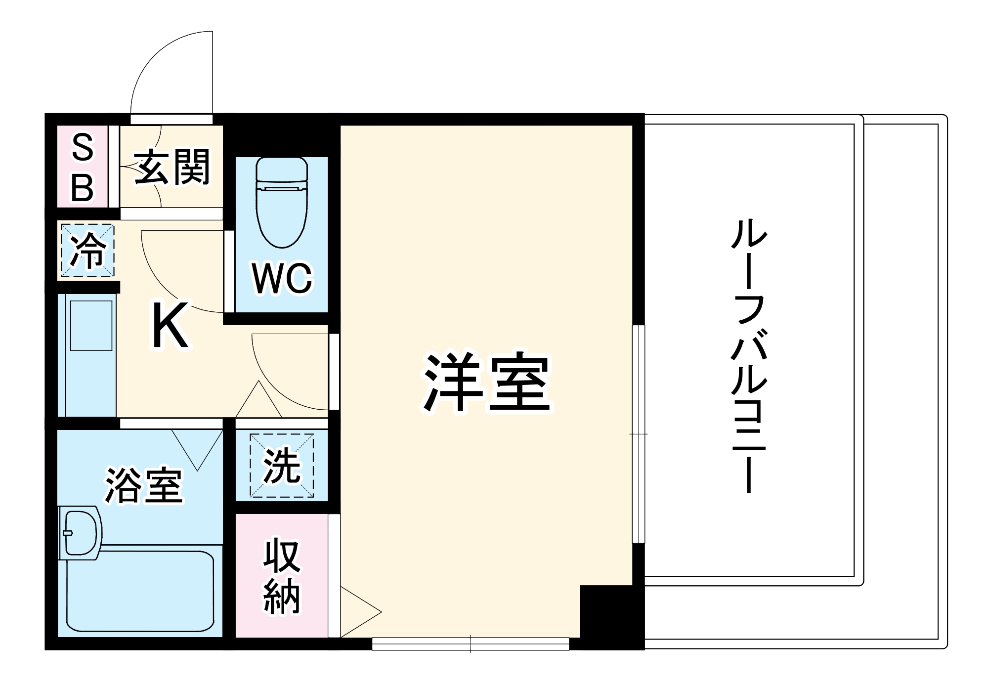 フェースタワーⅢの間取り
