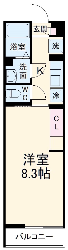 リブリ・Ｇｒａｎｄ　Ｆｅｌｉｚ・301号室の間取り