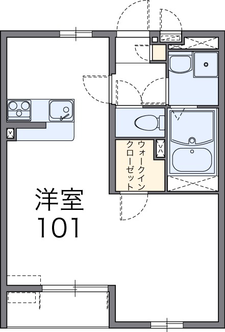 レオネクストホワイトクローバーの間取り