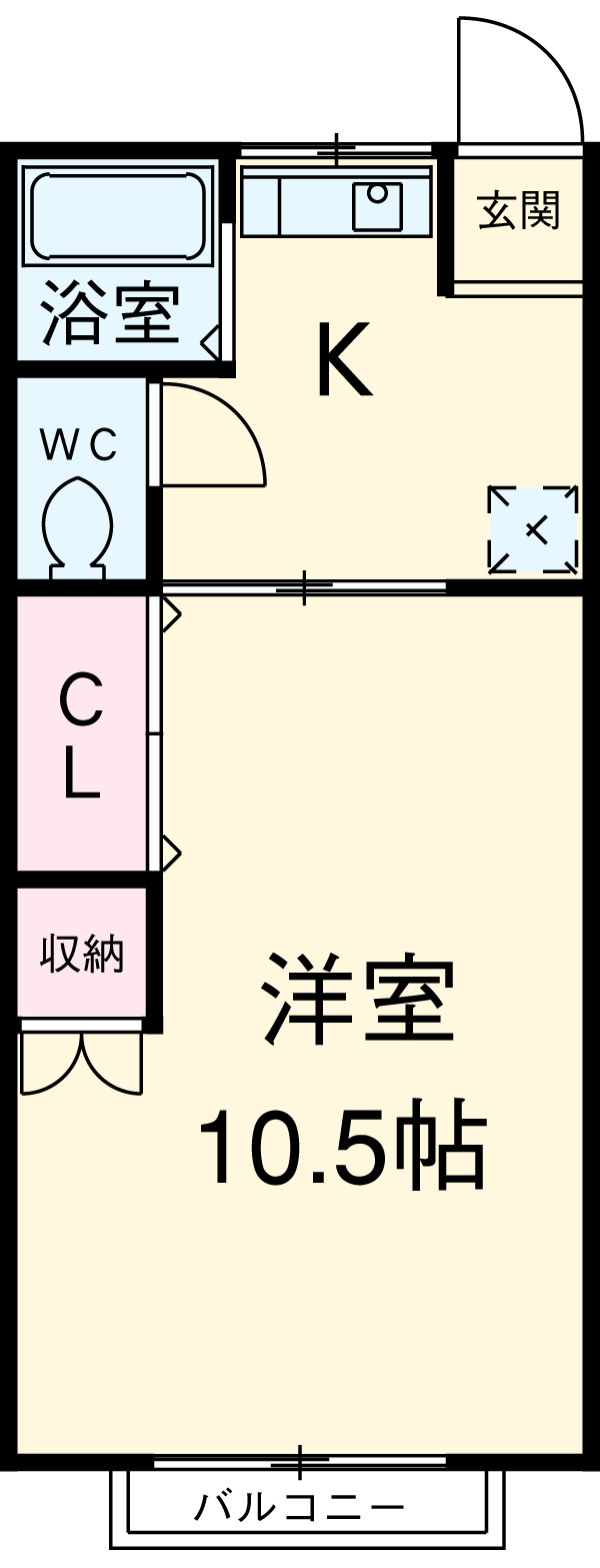 ベッキア曳馬の間取り