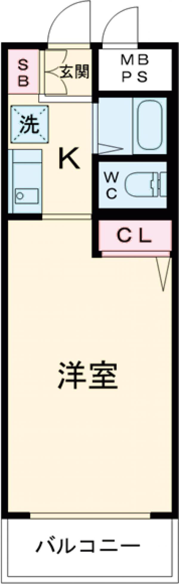 扶桑ハイツ祖師谷大蔵の間取り