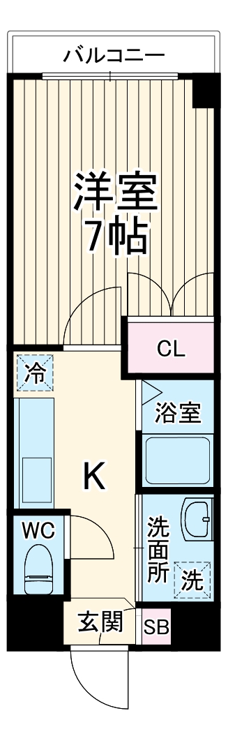 ベルパーシモンの間取り