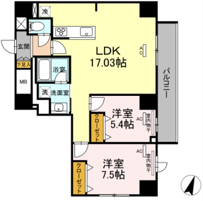 SunResidence泊の間取り