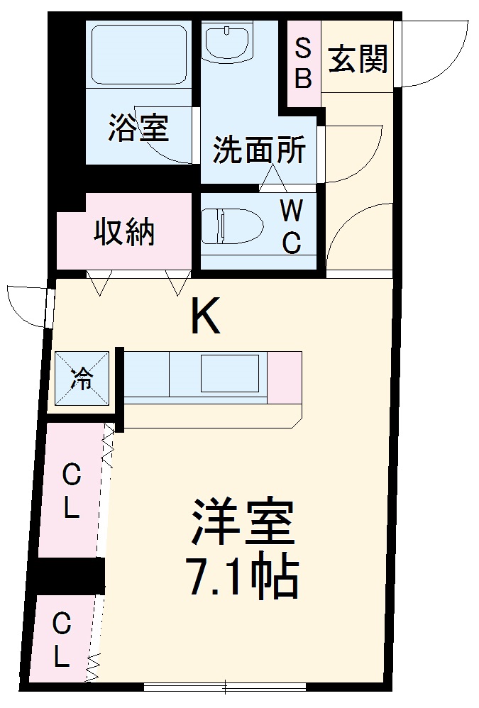 EARTH岡野3号館(TMビル)の間取り