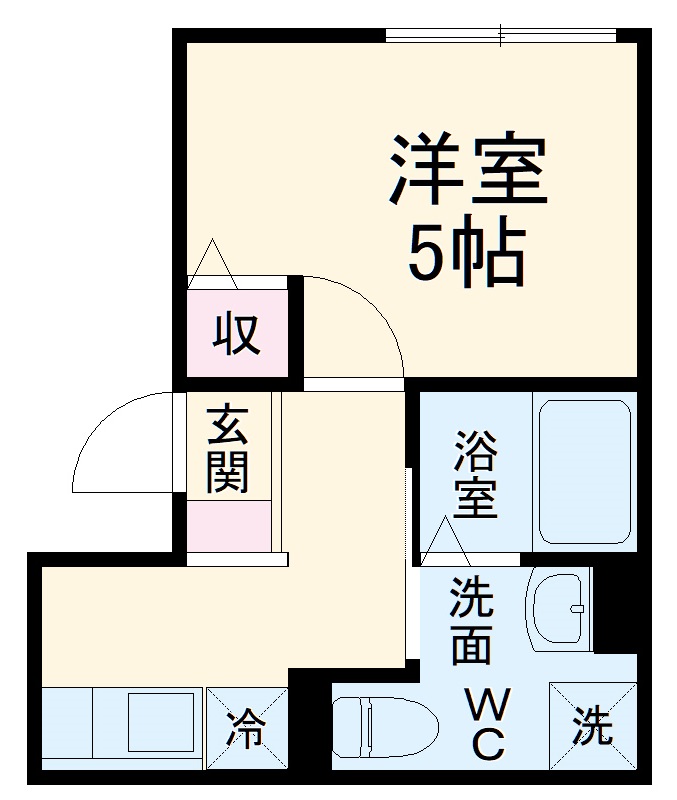 ベイルーム小田栄Ⅱの間取り