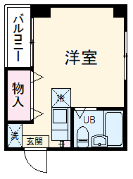 ハッピーマンション当代島の間取り