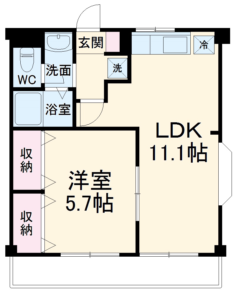 こうやまの間取り