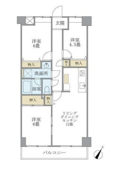 KDXレジデンス田園調布の間取り