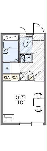 レオパレスSEVENS ヤナカの間取り