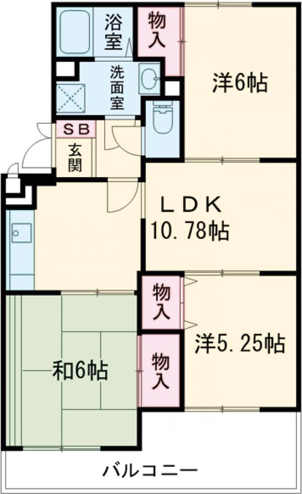 クレール清水の間取り