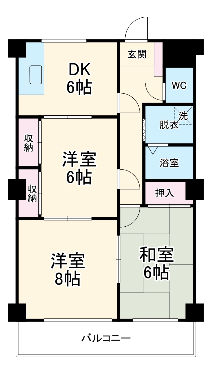アサノハイツの間取り