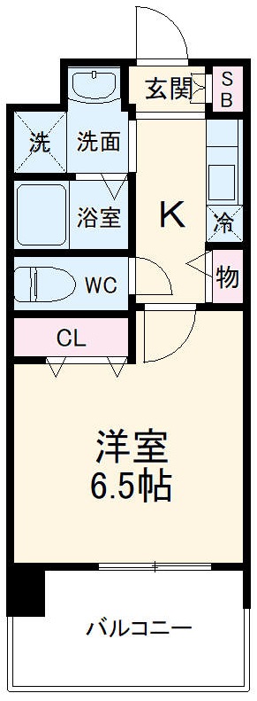 レジディア船橋Ⅰの間取り