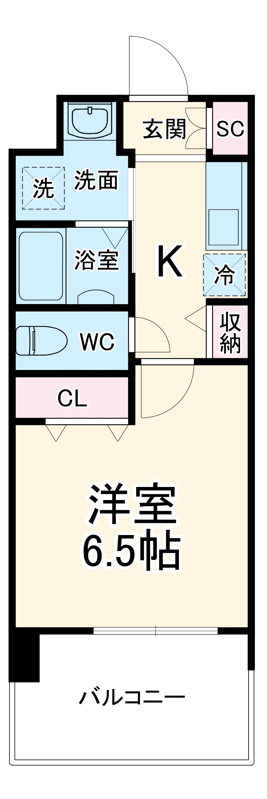 レジディア船橋Ⅰの間取り