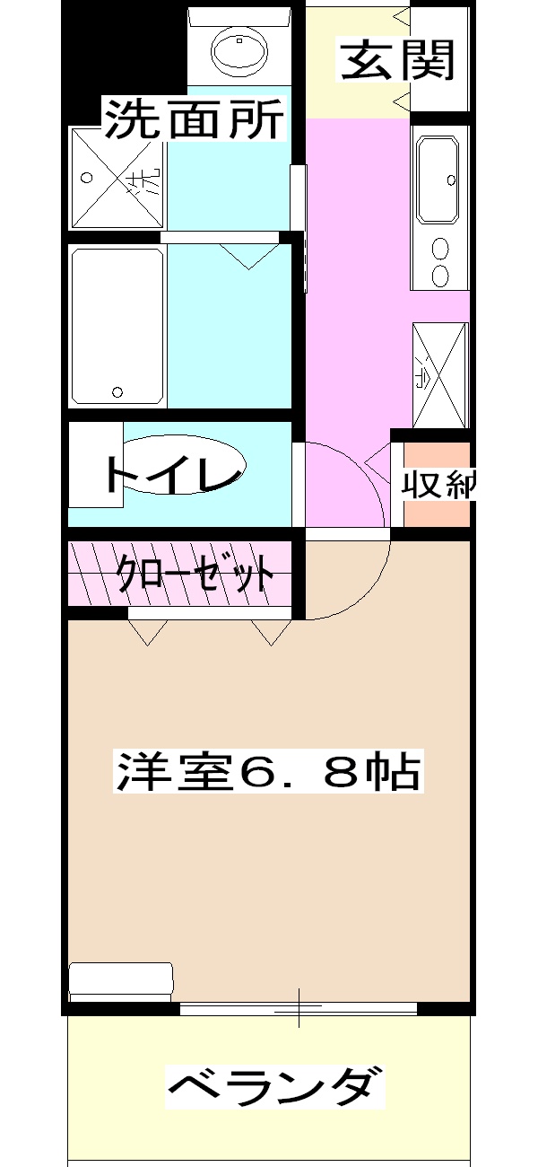 レジディア船橋Ⅰの間取り