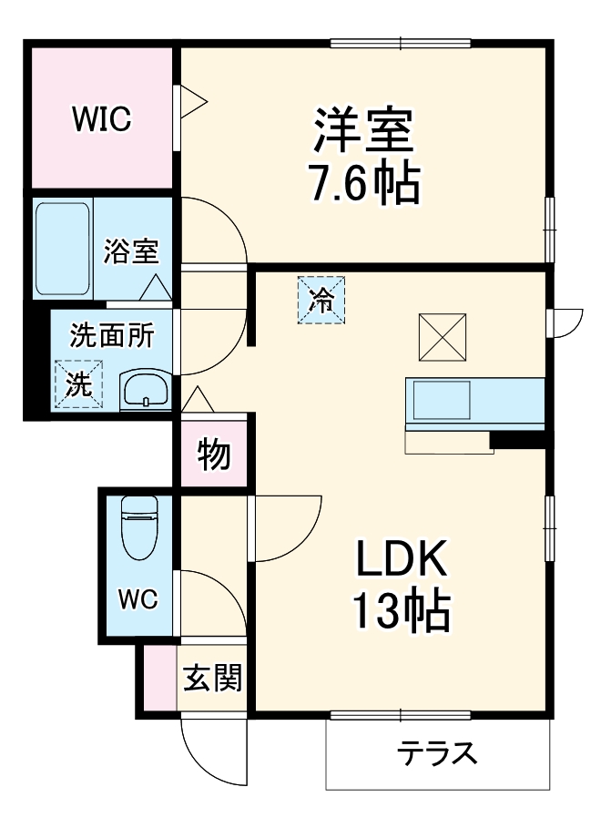 SAKURA Hills Cの間取り
