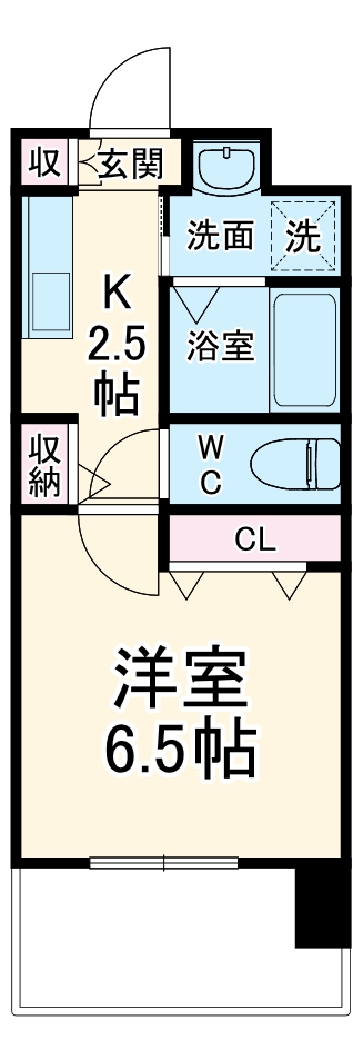 レジディア船橋Ⅱの間取り