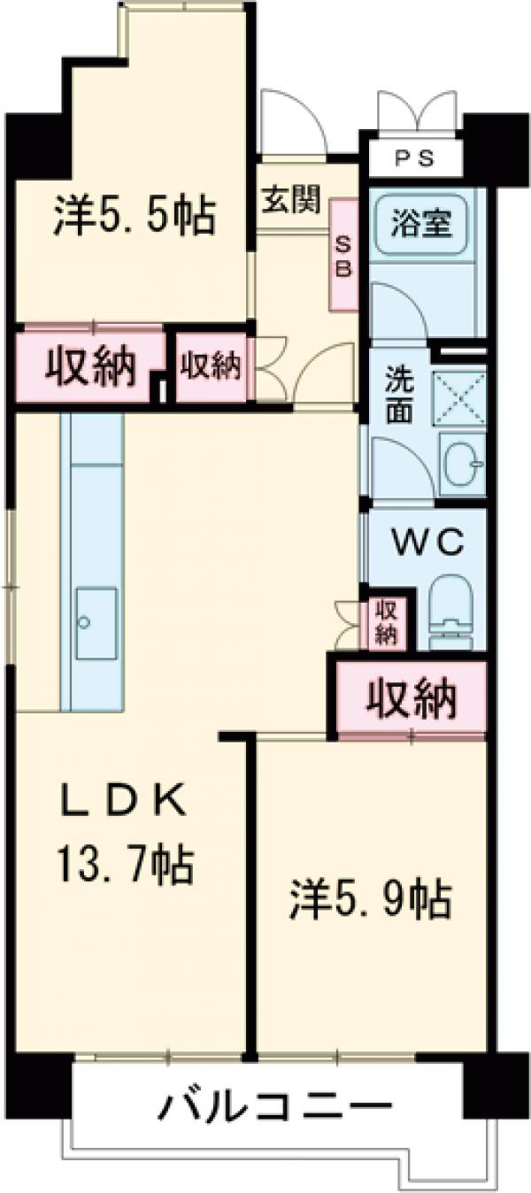 大手町ビルの間取り