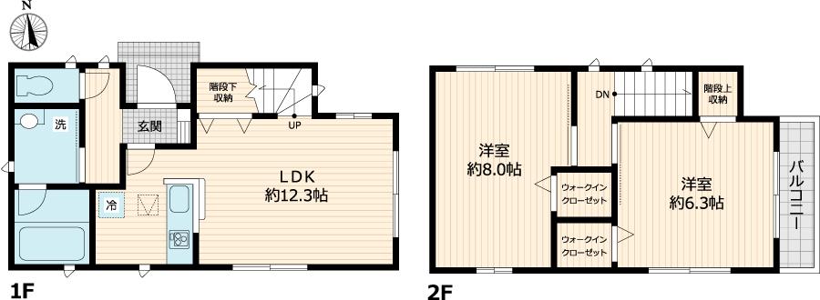 豊島区高田1丁目戸建の間取り