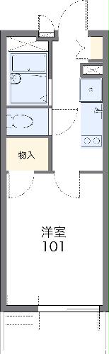 レオパレスくるみの間取り