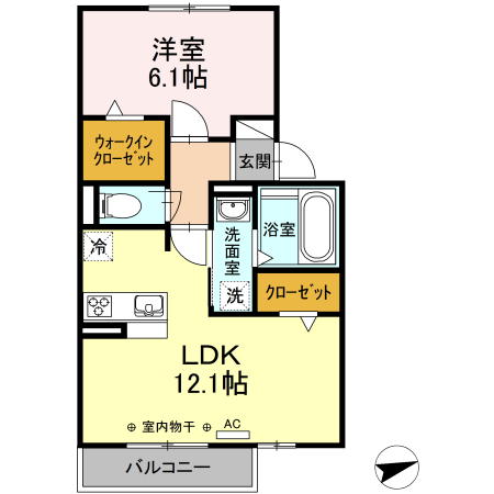 ガーネット雅の間取り