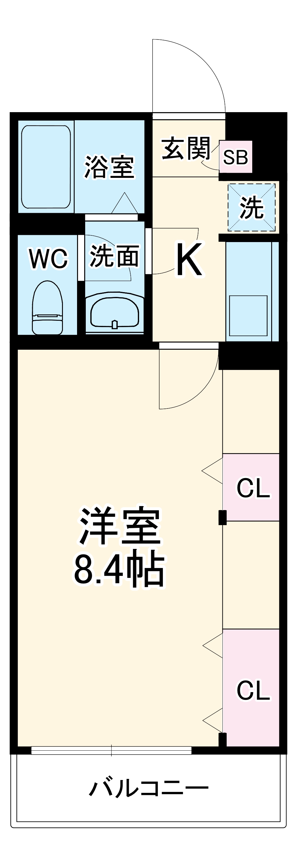 シトラス鹿島田の間取り