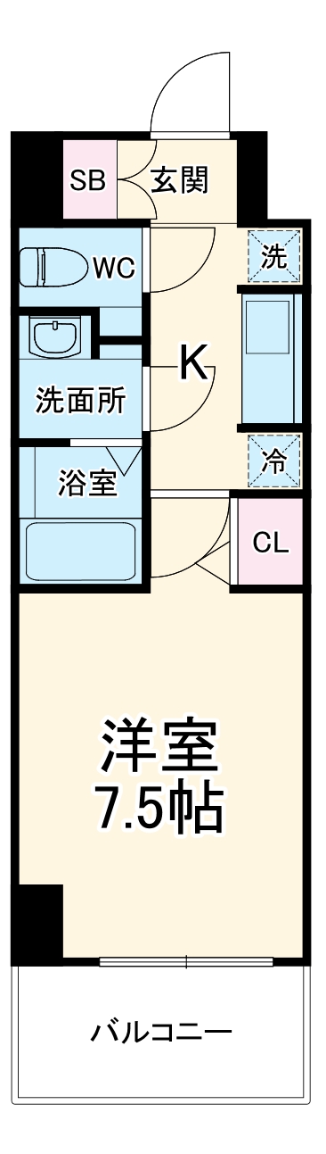 N-stage西所沢の間取り