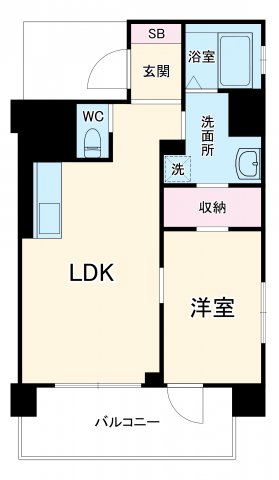 セジュール小牧の間取り