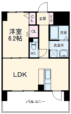 セジュール小牧の間取り