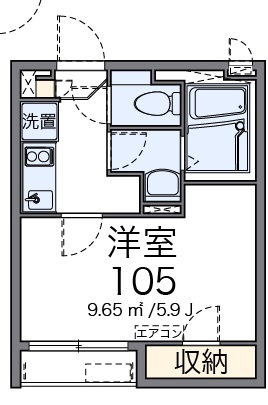 クレイノエルヴィータ東比恵の間取り
