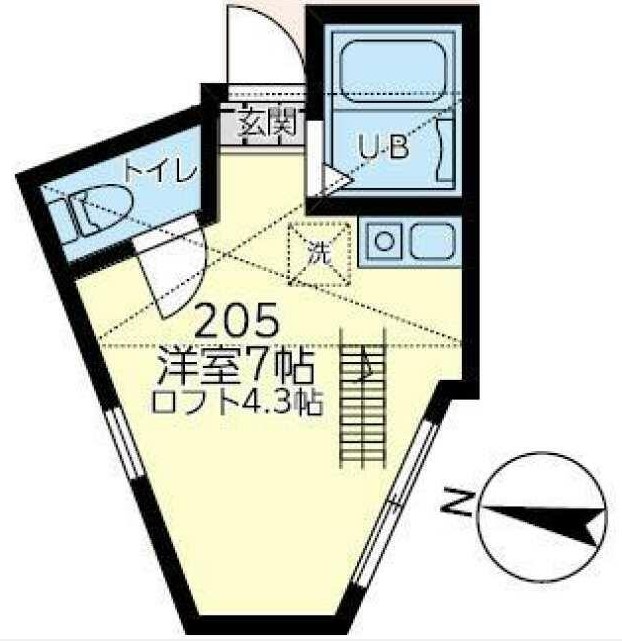 ユナイト山手ティレニアの間取り