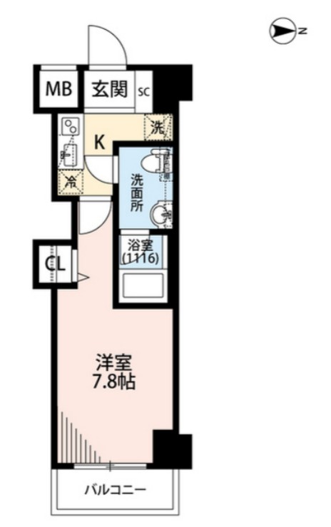 プレール・ドゥーク川崎大師の間取り
