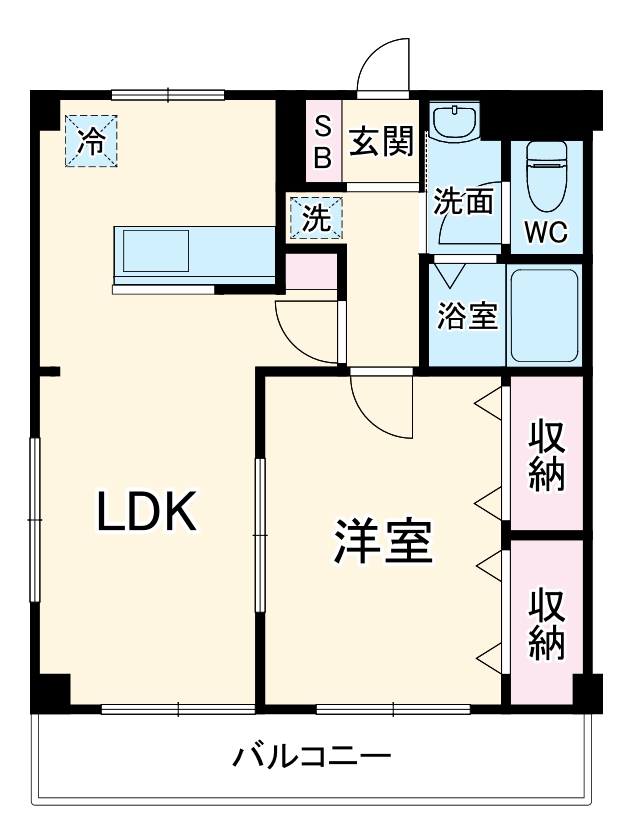 エステート船橋の間取り