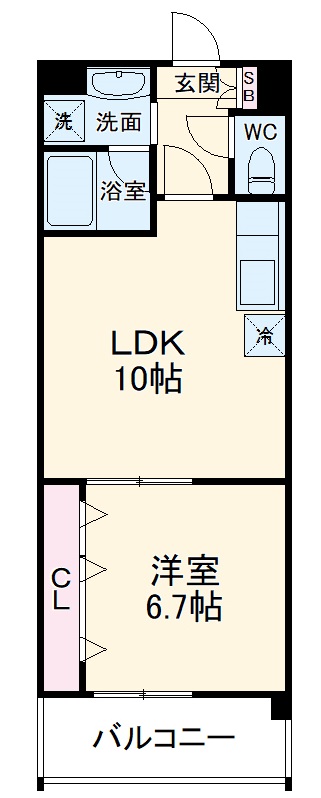 ベルフォートの間取り