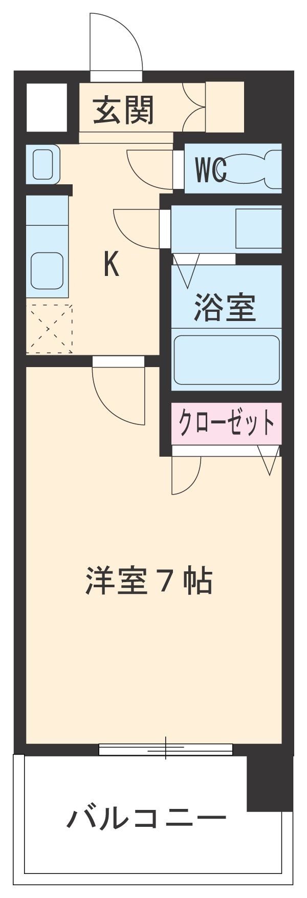 ＵＵＲコート名古屋名駅の間取り