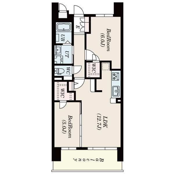 S-RESIDENCE茶屋ヶ坂Eastの間取り