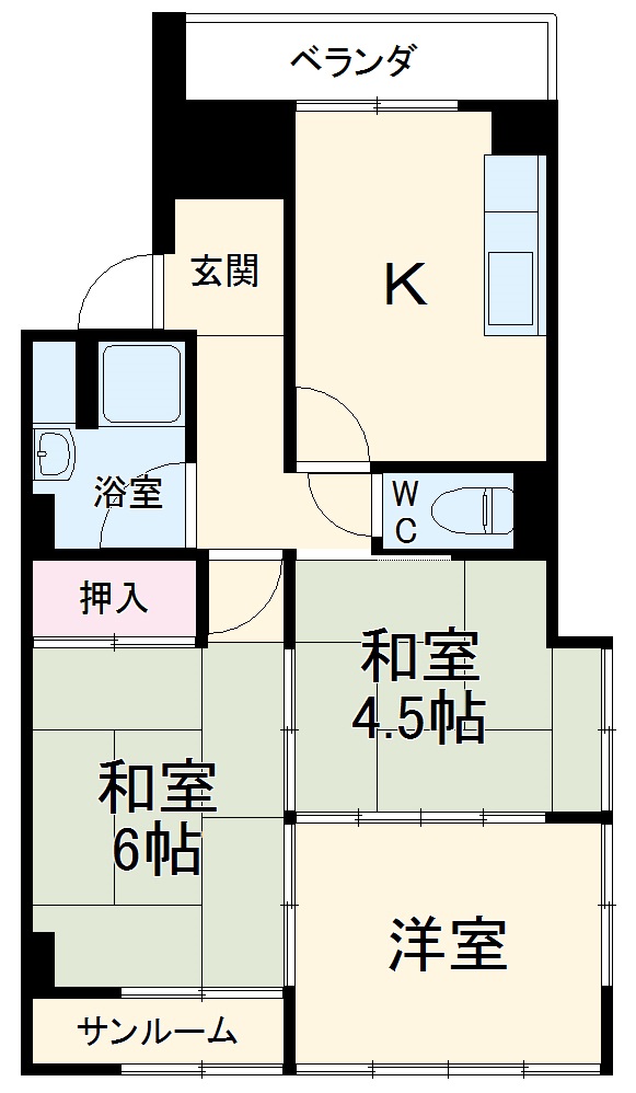 松井ビルの間取り