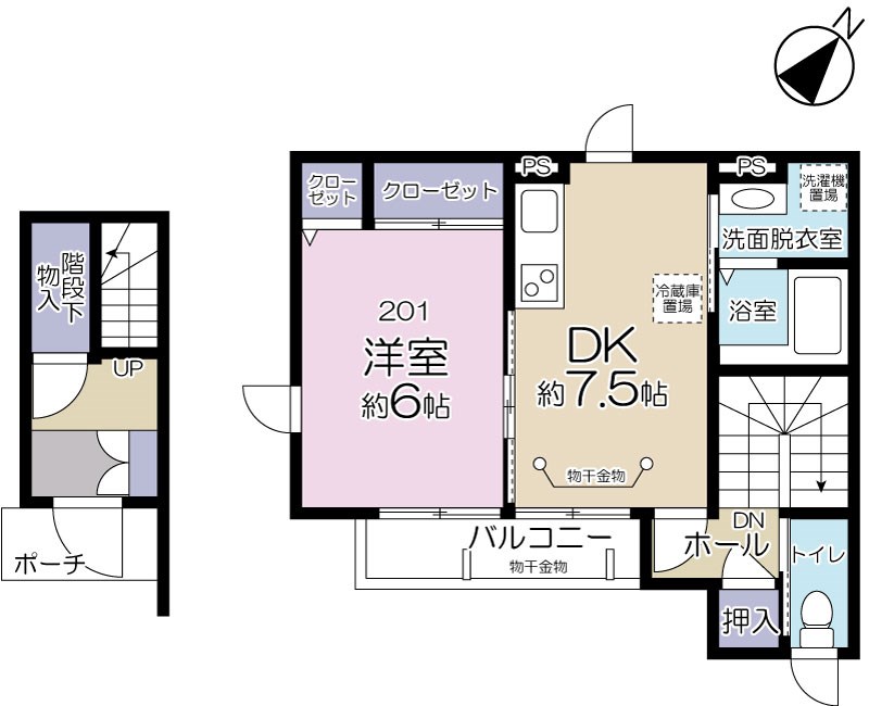 ニレの木の間取り