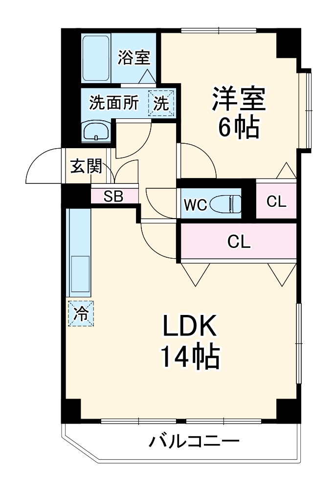 ウイング新瑞の間取り