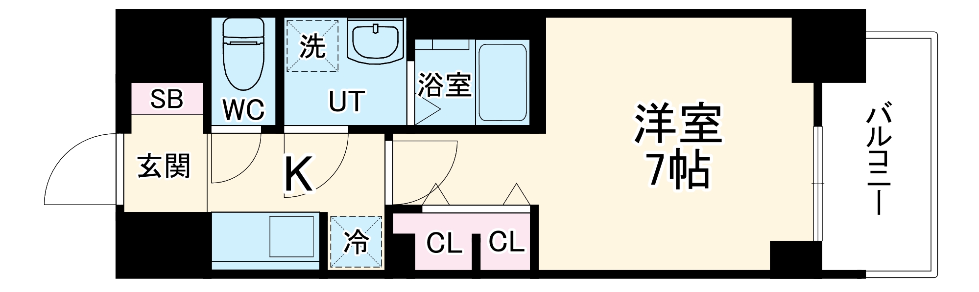 Ｓ－ＲＥＳＩＤＥＮＣＥ名駅Ｎｏｒｔｈの間取り