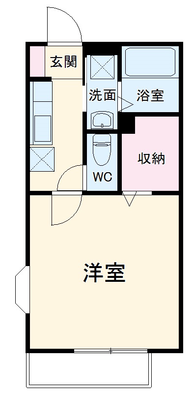 プレミール上木崎 Aの間取り