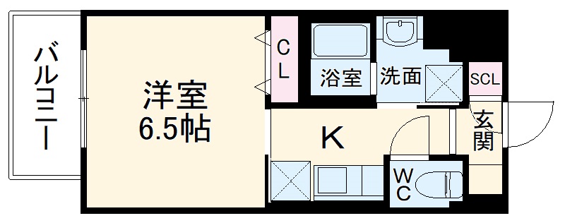 S-RESIDENCE浅間町の間取り