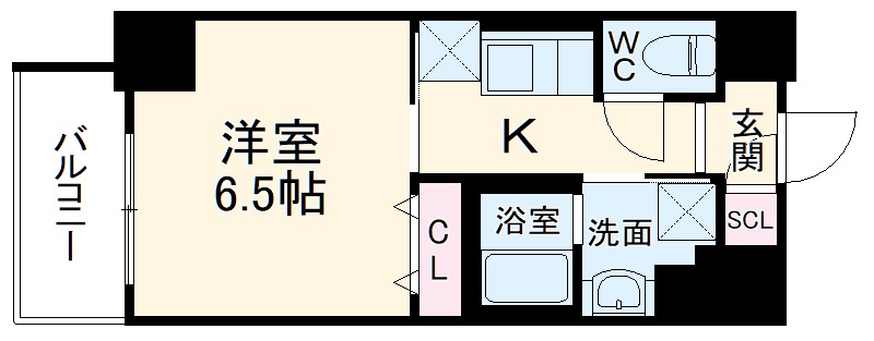 S-RESIDENCE浅間町の間取り