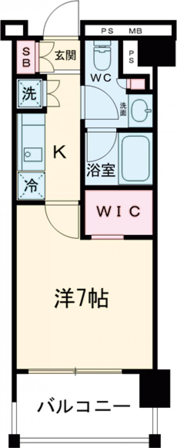 ブランシエスタ久が原・305号室の間取り
