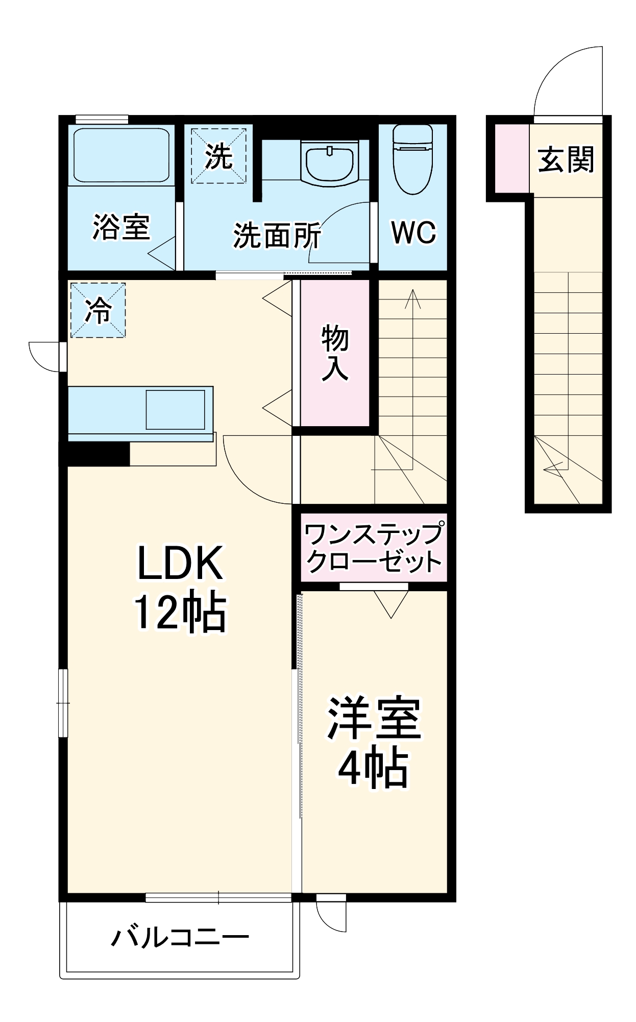 ヴェルテマレ コマノの間取り