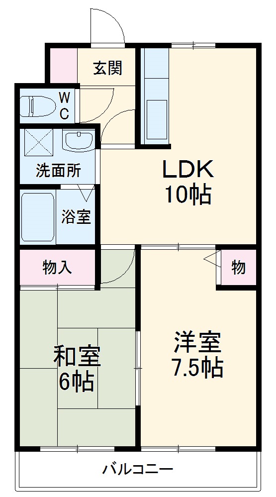 浦和テアールハイツの間取り