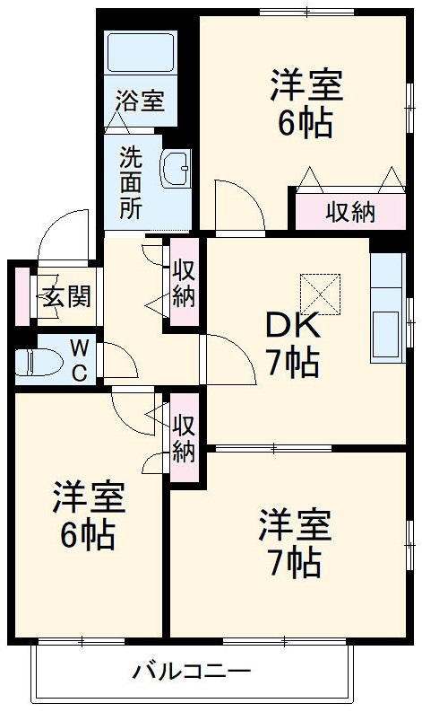 シエルⅡの間取り