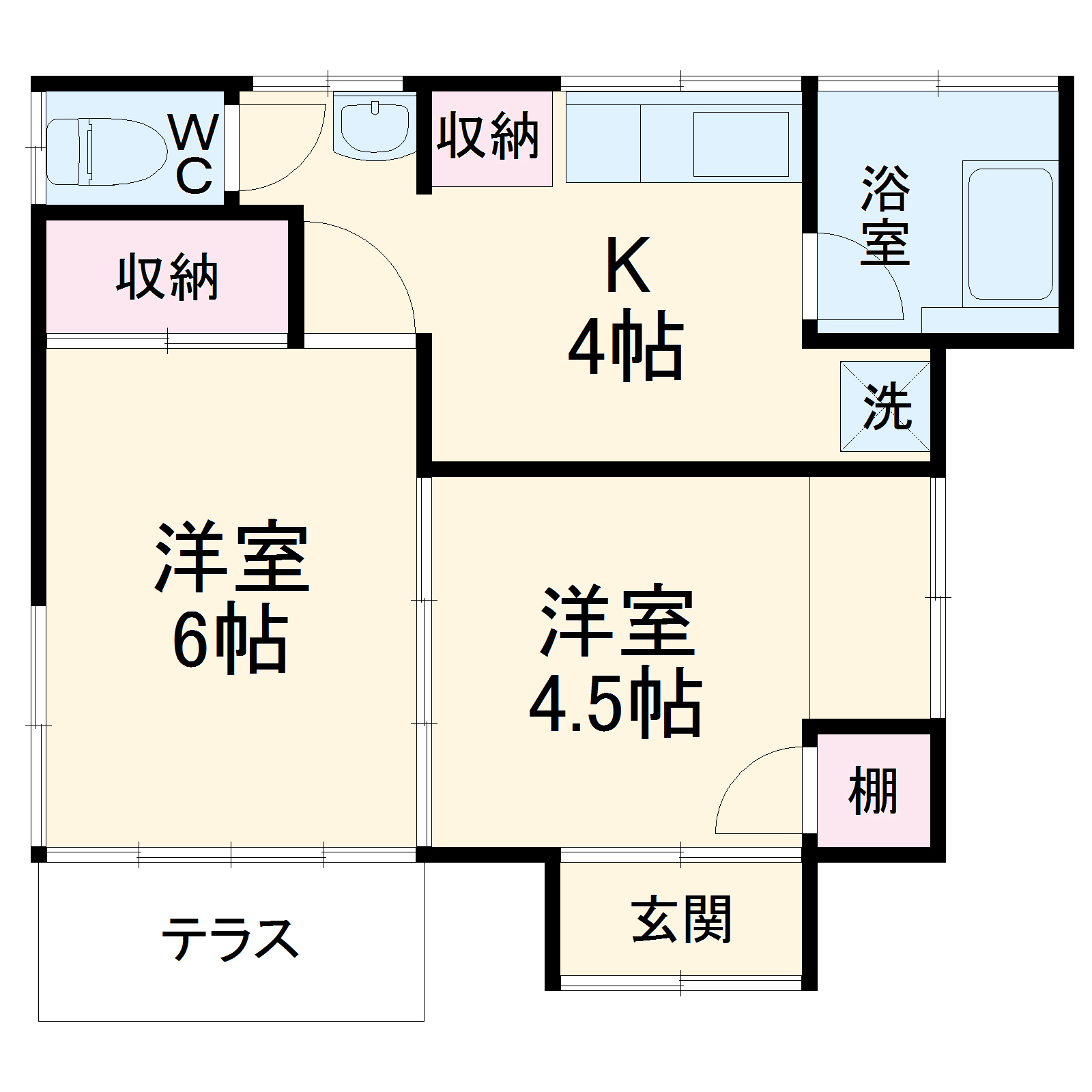 うえよんの間取り